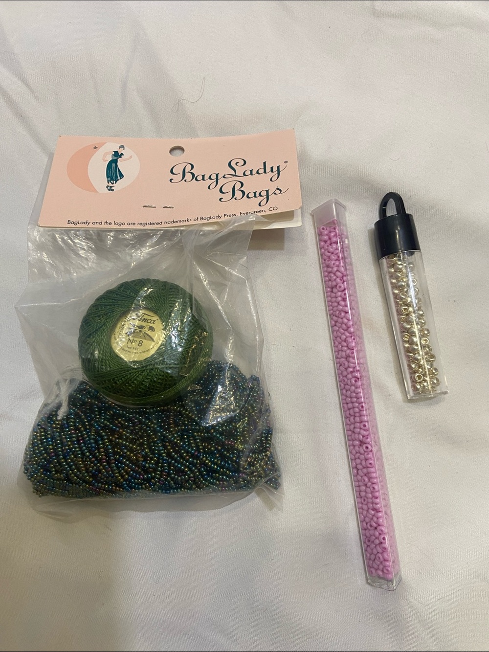 BagLady Bags Beading Kit with Thread and Assorted Beads
